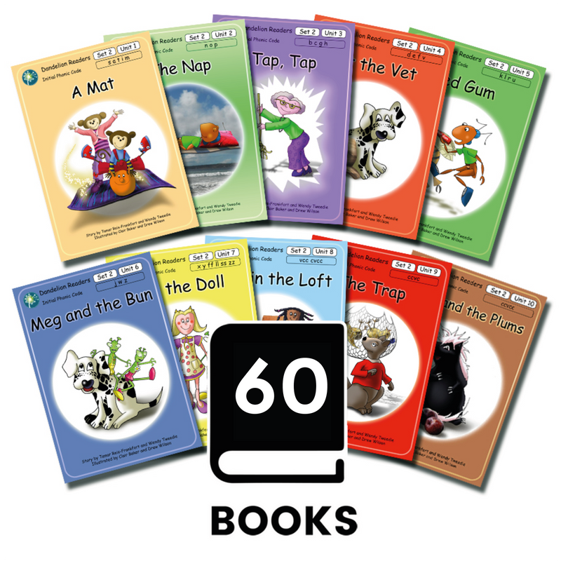 Dandelion Readers Units 1–10 - Set 2 (6 x Sets, 60 Books)