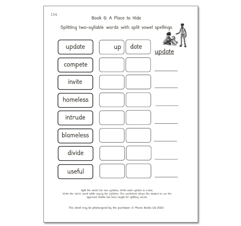 Moon Dogs Split Vowel Series Activities