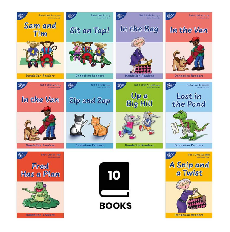 Dandelion Readers Units 1-10 - Set 4